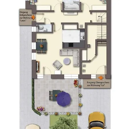 3-raum-appartements In Der Rabenstrasse Lägenhet Binz